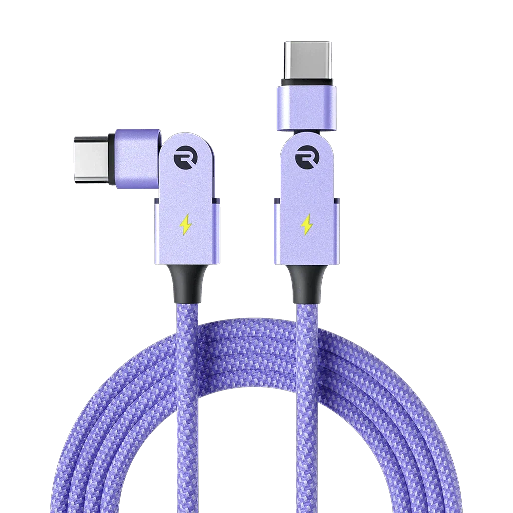 Type C: for Android & iPhone 15+ / 6ft / Purple