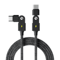 Type C: for Android & iPhone 15+ / 3ft / Black